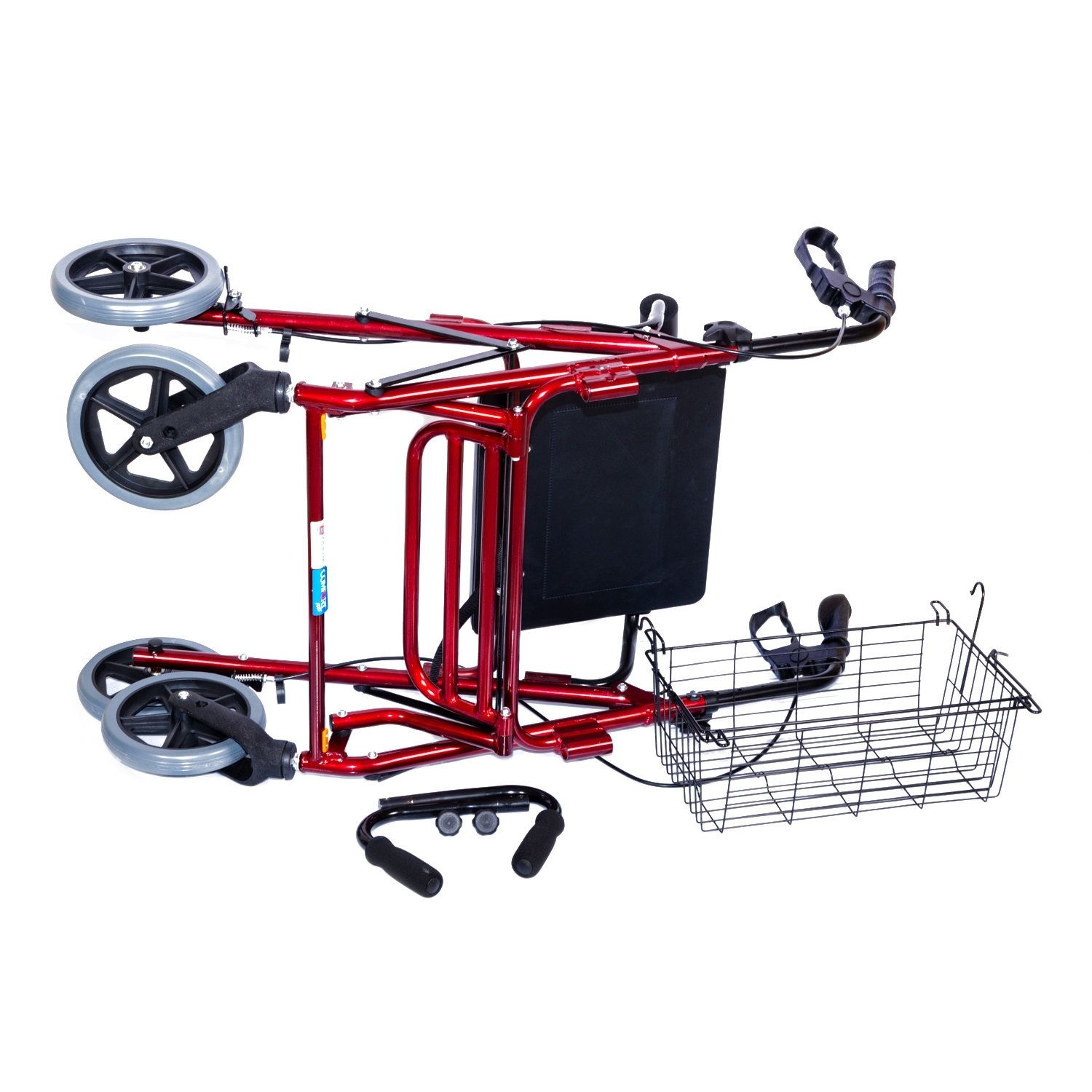 Roller Chair Like Renting a Wheelchair 4 Transfer özellikli yürütecin katlanır ayaklıkları